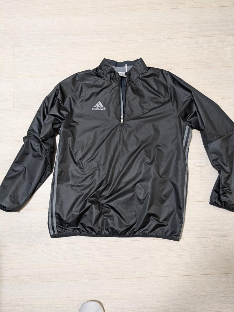 値下！上下セットadidas ウィンドブレーカー ピステ ブラック 3XO 美品