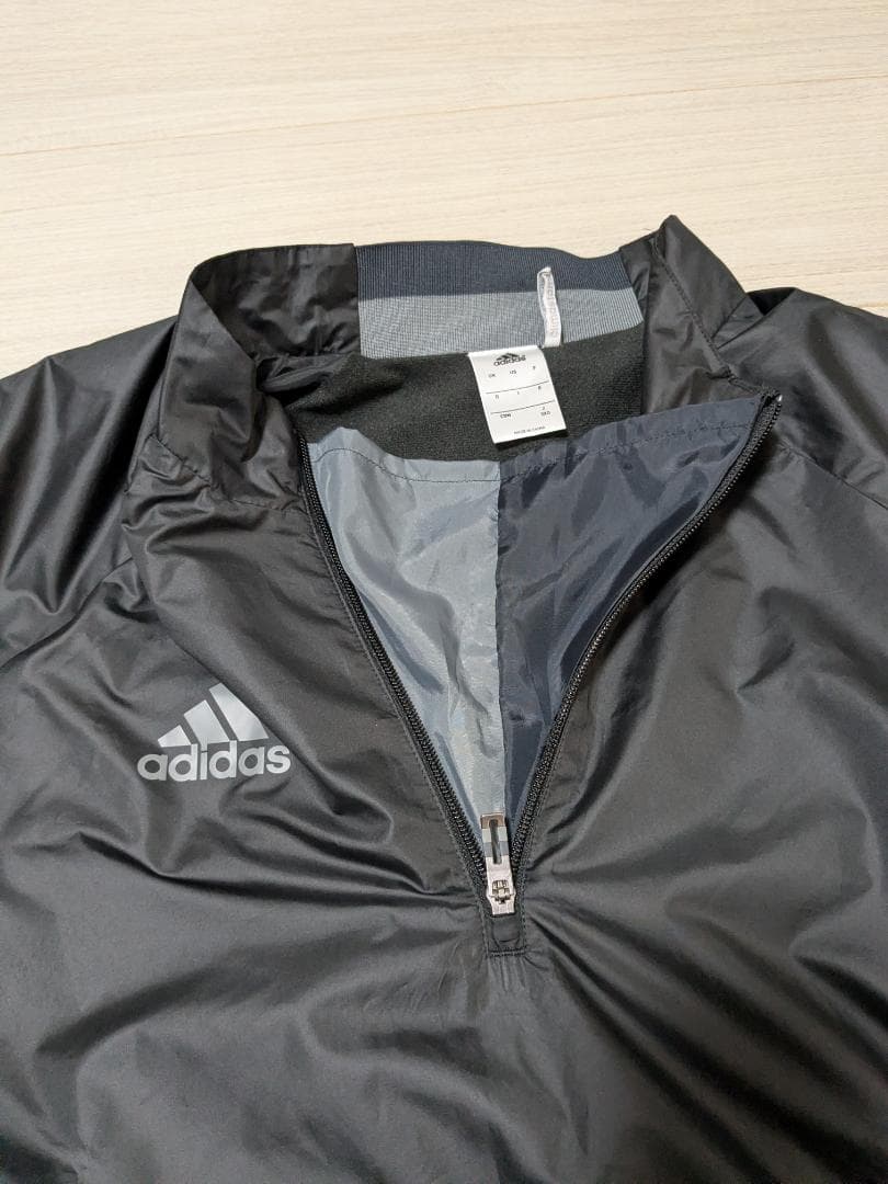 値下！上下セットadidas ウィンドブレーカー ピステ ブラック 3XO 美品