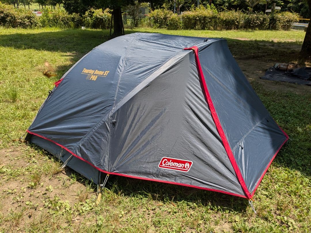 Coleman　ツーリングドームst　グレー　限定カラー　収納袋破けあり