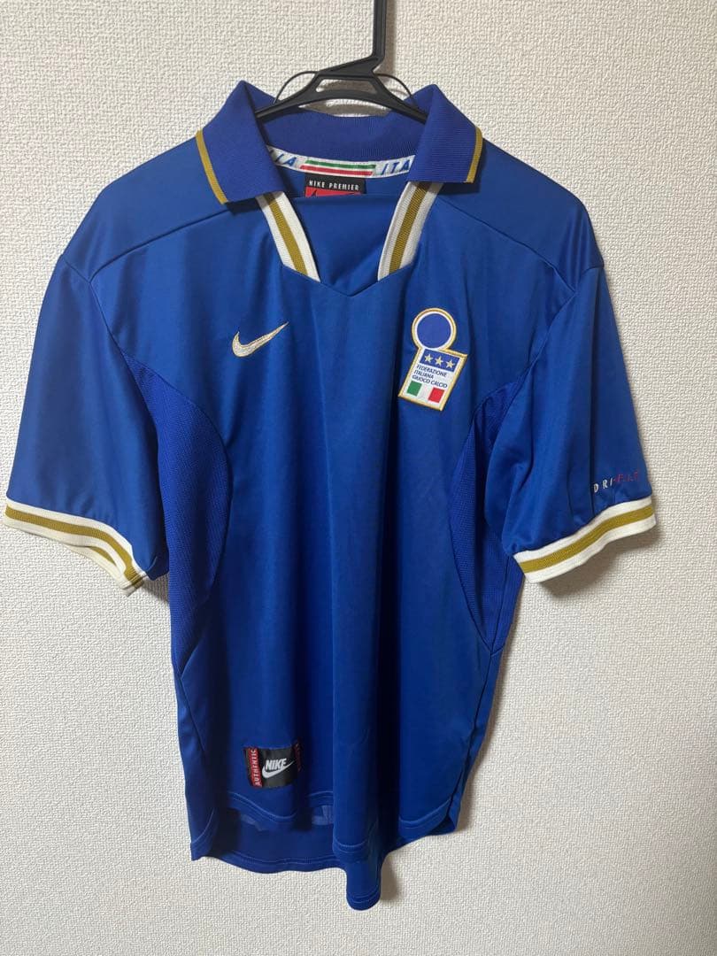 【美品】イタリア代表 96-97 ユニフォーム NIKE製 背面ロゴ