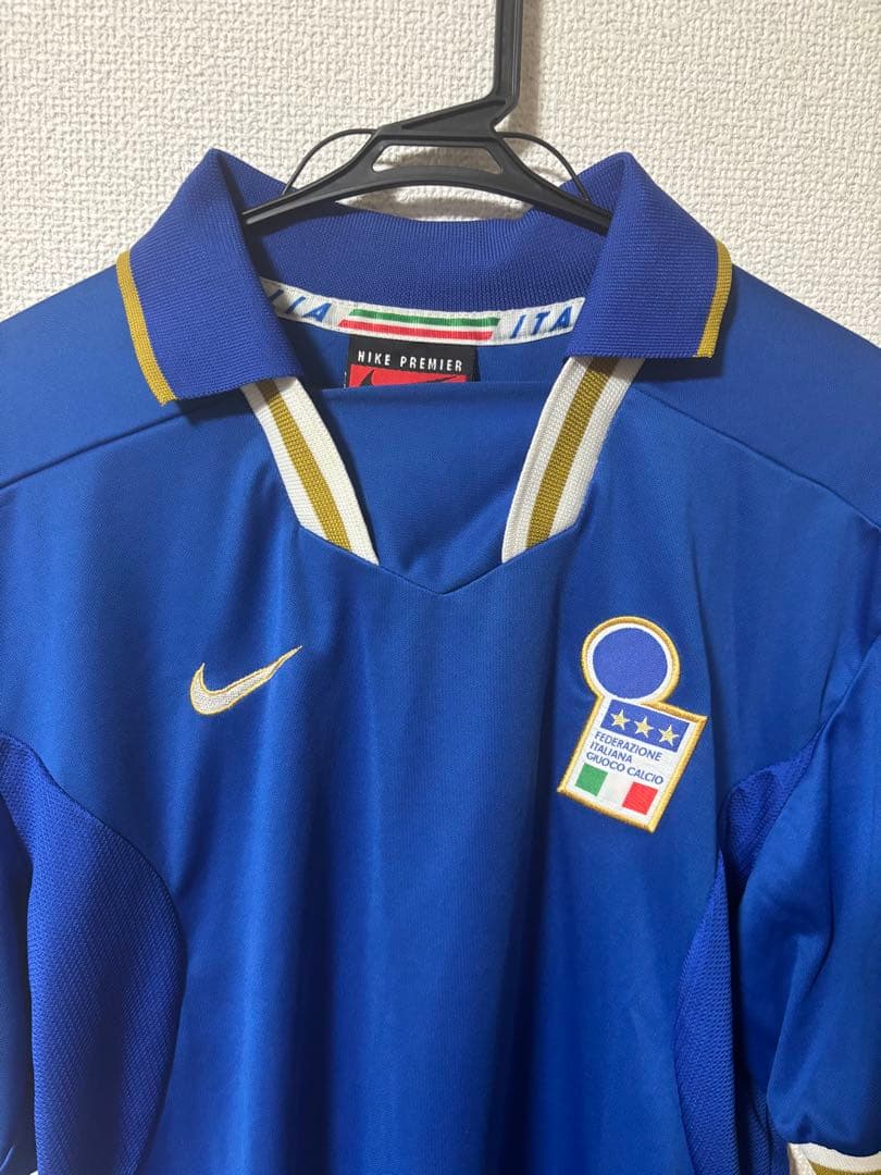 【美品】イタリア代表 96-97 ユニフォーム NIKE製 背面ロゴ