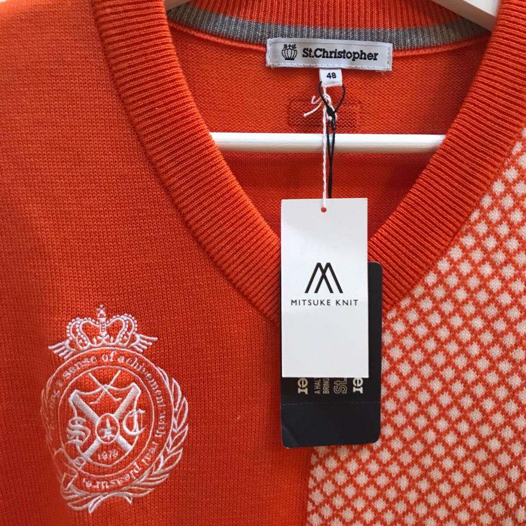 再値下げ‼︎メンズ St.Christopher Vネックニット（新品未使用）
