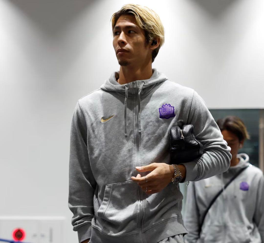 サンフレッチェ広島 25 NIKEフーディー Mサイズ