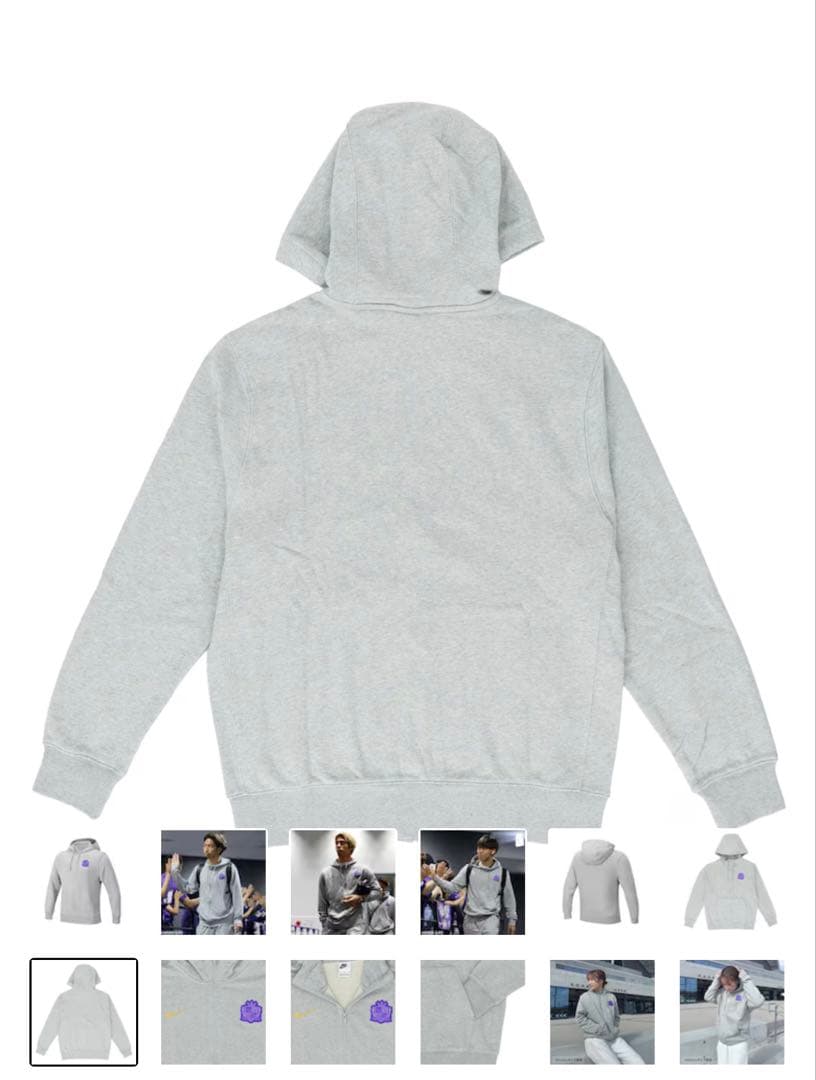 サンフレッチェ広島 25 NIKEフーディー Mサイズ