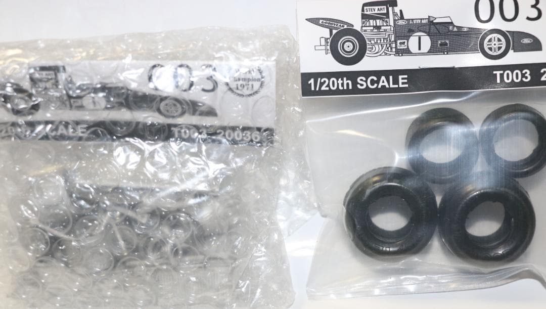WOLFKITS　ティレル・フォード００３　７１　メタル・レジンキット　１／２０