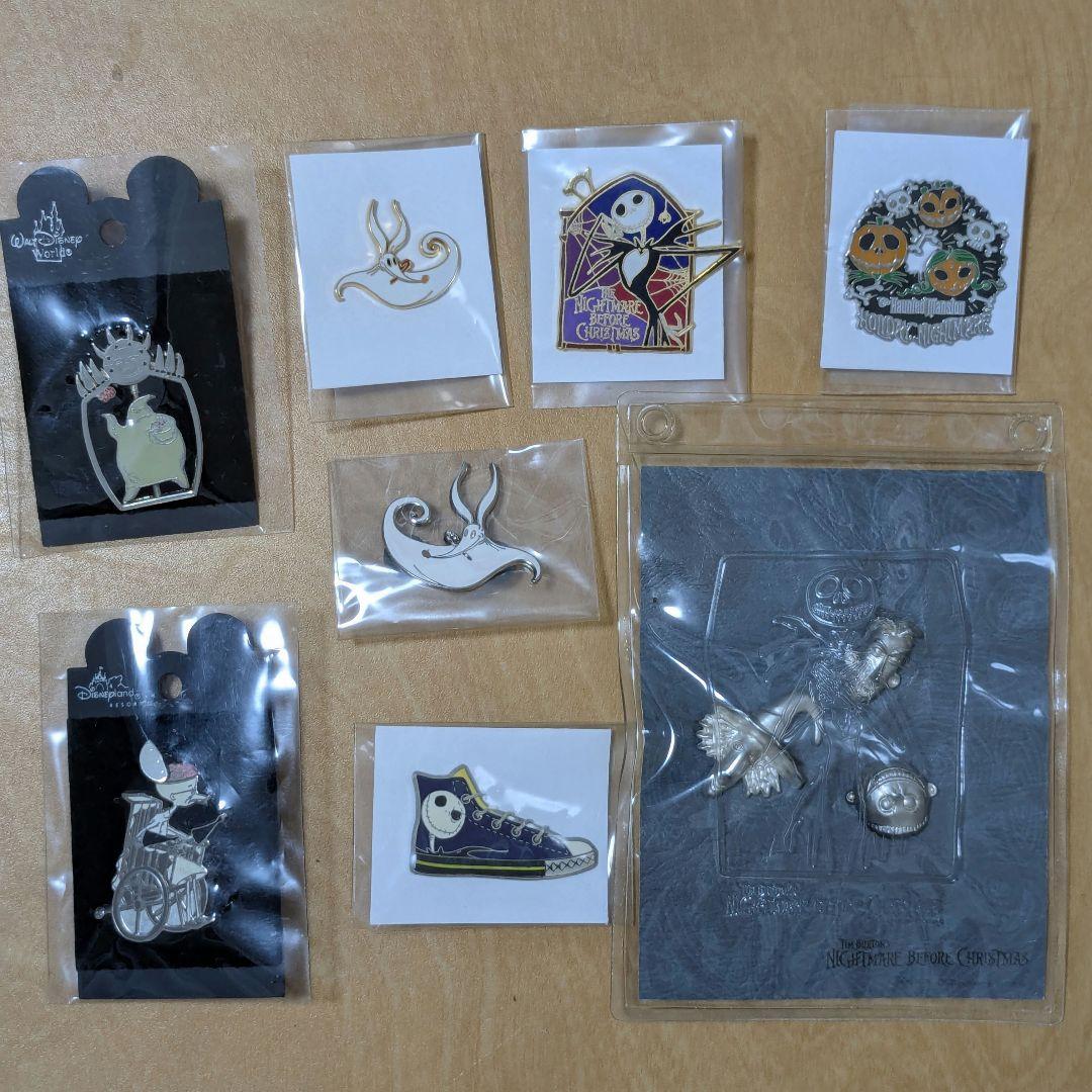 ディズニー ピンバッジ まとめ売りナイトメアビフォアクリスマス ゼロ