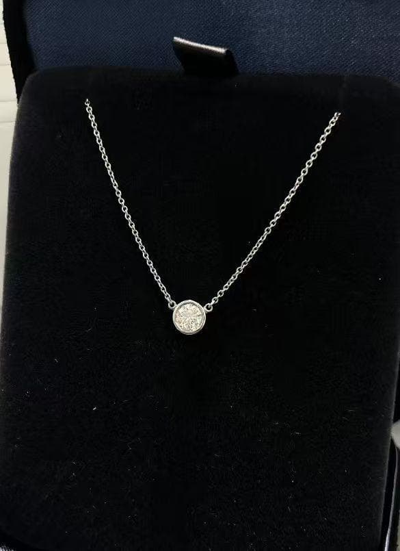 美品 Tiffany & Co. ダイヤモンド付きネックレス