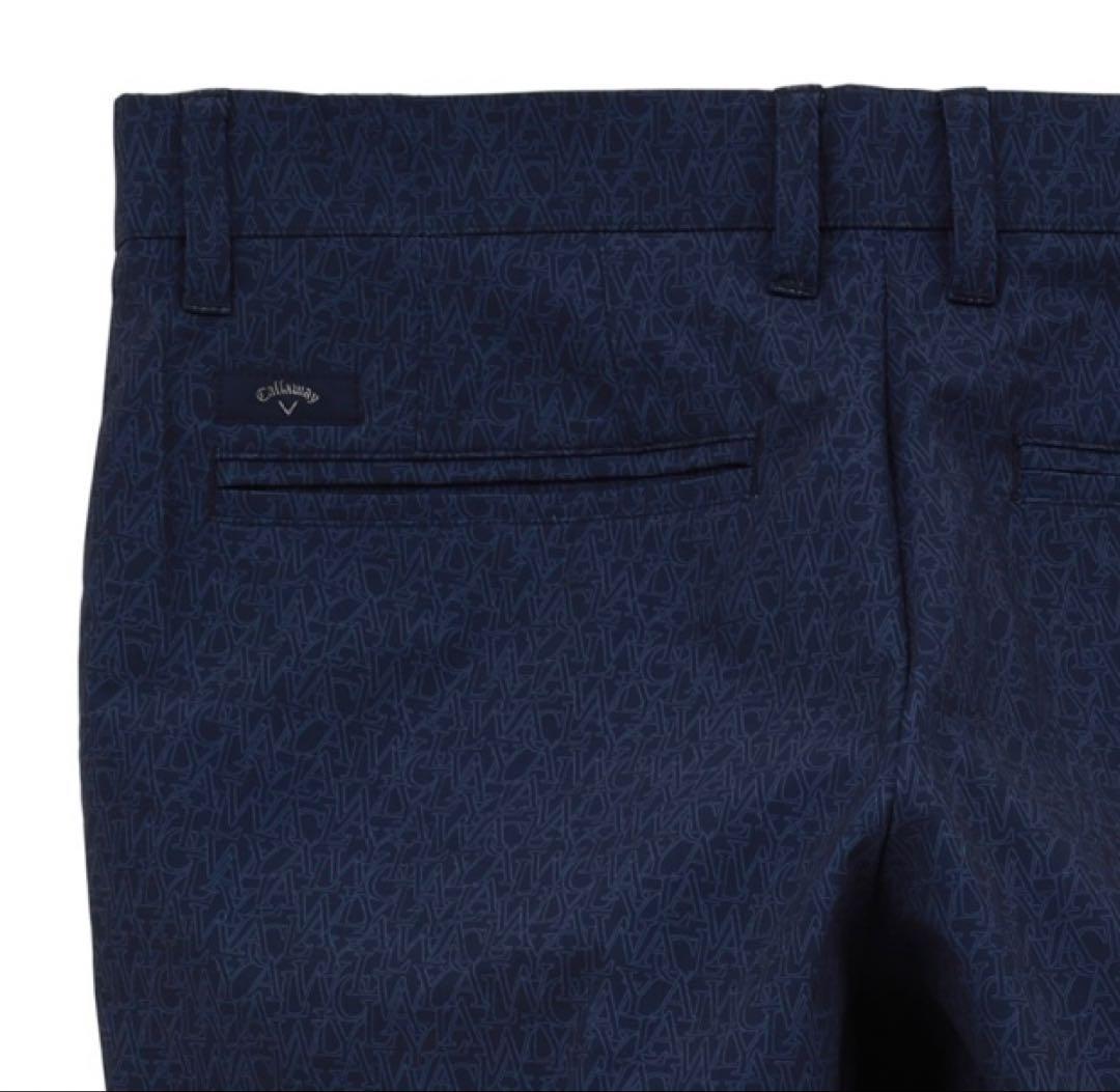 キャロウェイ メンズ 8WAYストレッチ ロゴプリント パンツ 未使用タグ付 L
