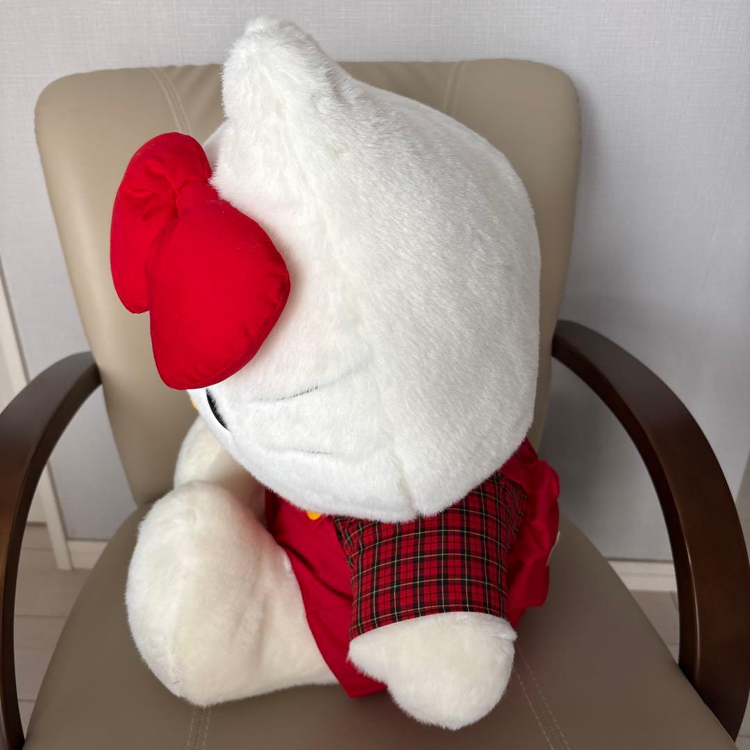 昭和レトロ 希少 超レア！ハローキティ ぬいぐるみ 特大サイズ 廃盤品