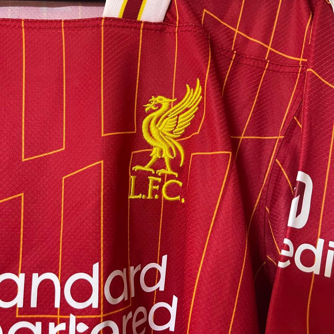 リバプール2024/25ルイスディアスホームサッカーユニフォームfootball