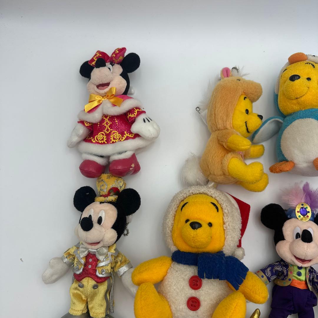 ディズニー　ミッキー・ミニー・プーさん等ぬいぐるみ15体セット