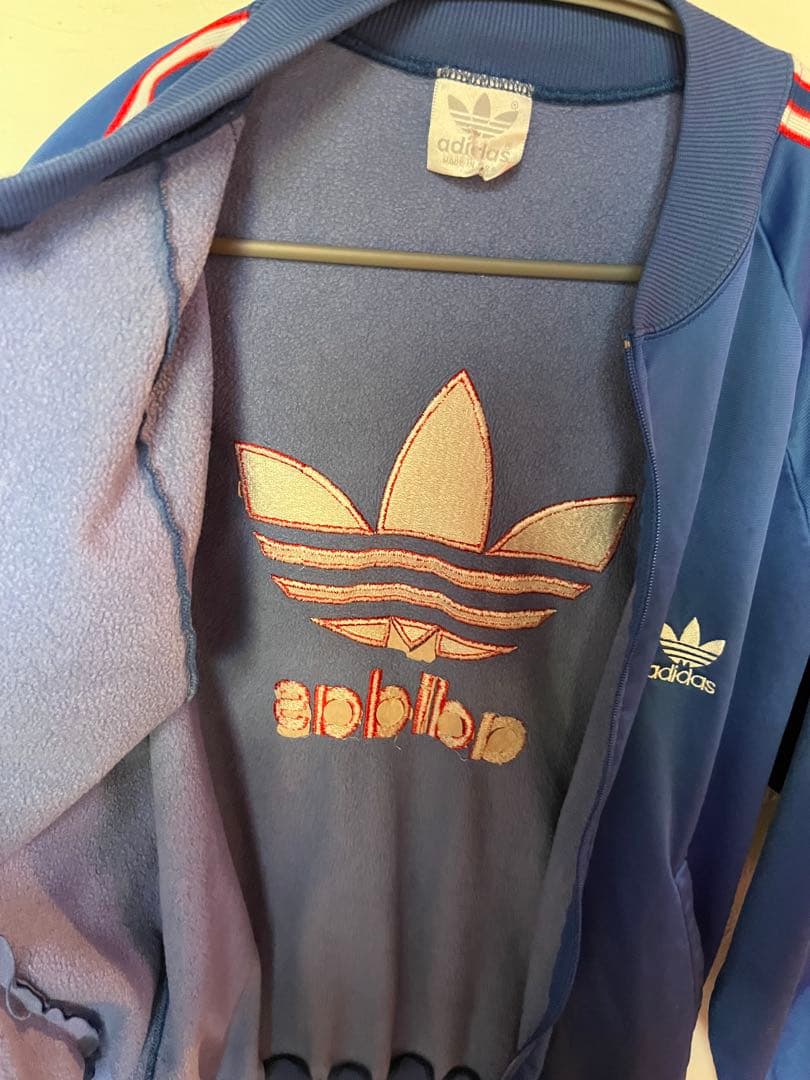 80s adidas アディダス　トラックジャケット トレフォイルロゴ ジャージ