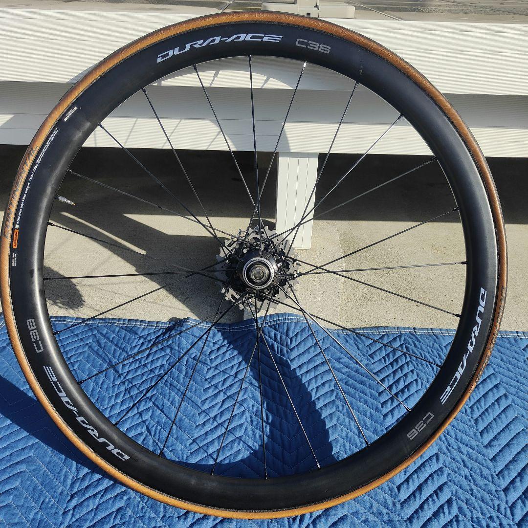 シマノデュラエースDURA-ACE WH-R9270-C36-TL DISC美品