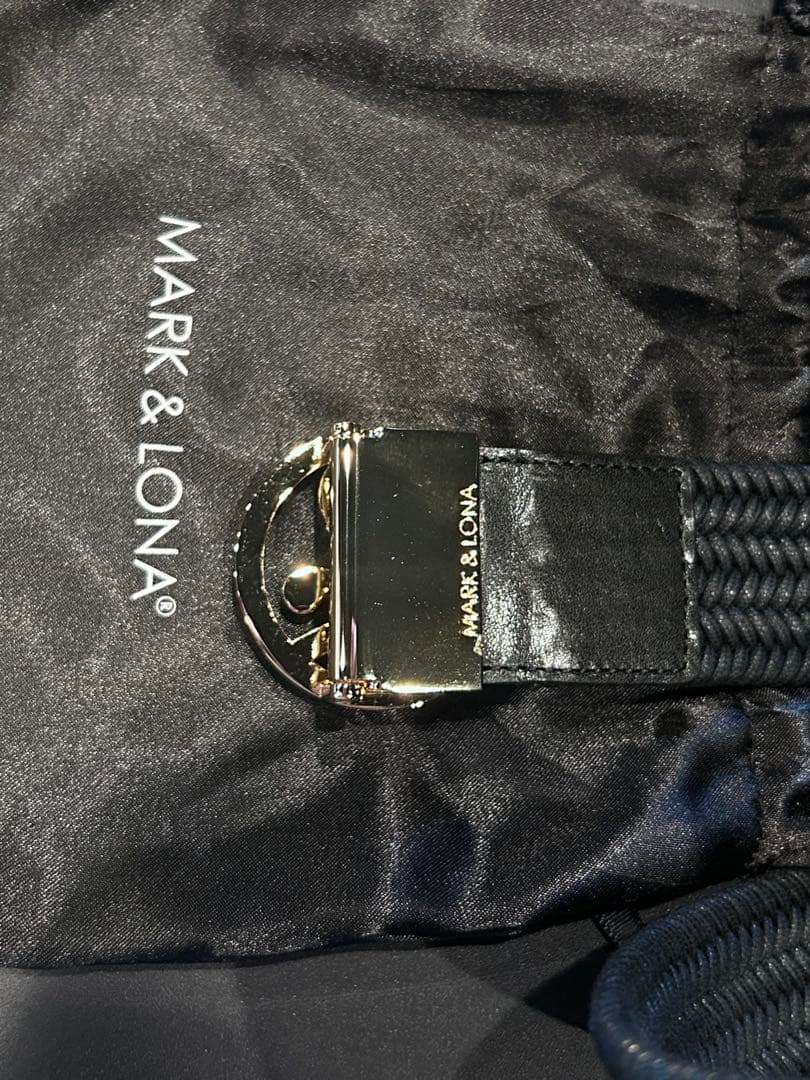 MARK&LONA マークアンドロナ ストレッチ ベルト ブラック ユニセックス