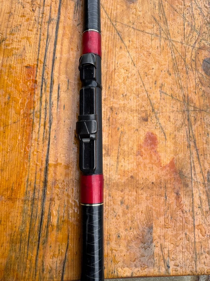 CARBON WHISKER 磯竿 １号 48ブラック/レッド