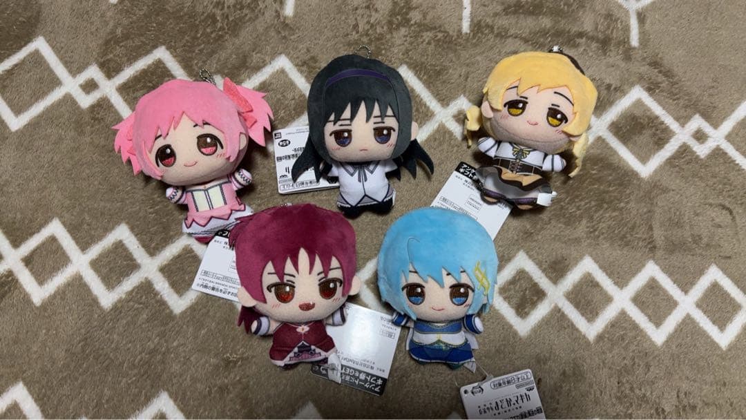 劇場版 まどマギ ちびぐるみ ビッグイラストカード コンプリート namco限定