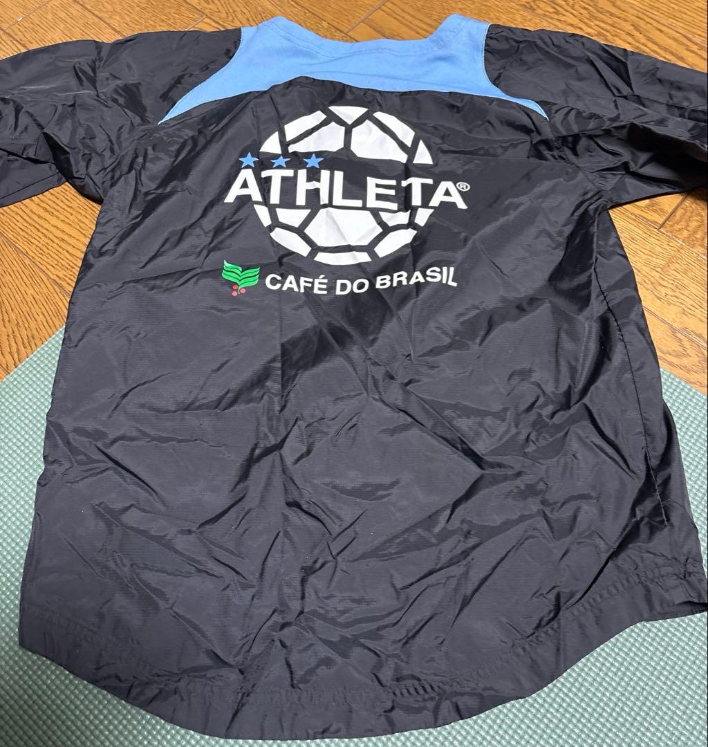 アスレタ　ATHLETA ピステ　上下　黒　水色　美品　破れ無し　150