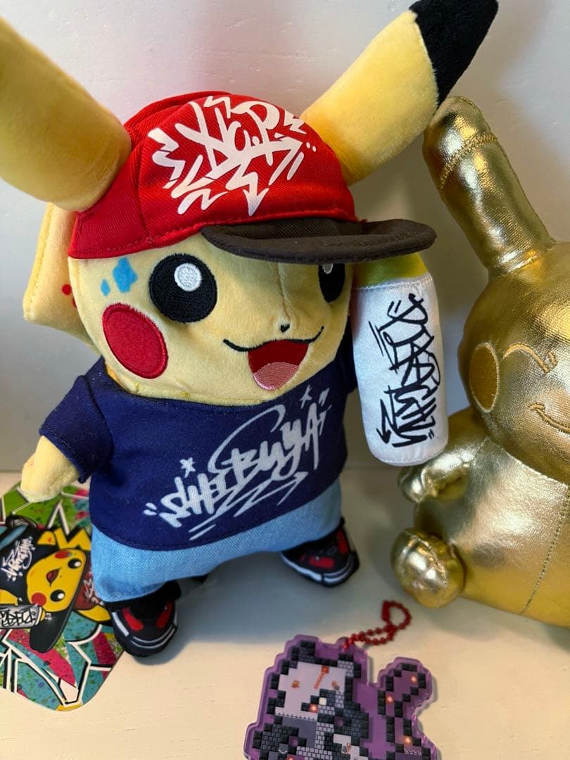 【Pokémon Center】限定 ピカチュウぬいぐるみ他3点セット