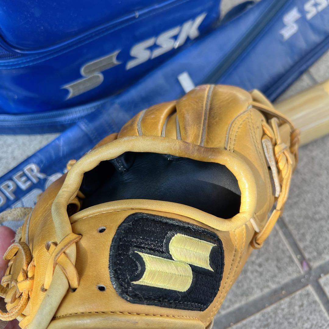 SSK 立浪モデル　グローブ　バット　バッティング手袋　スパイク（asics）