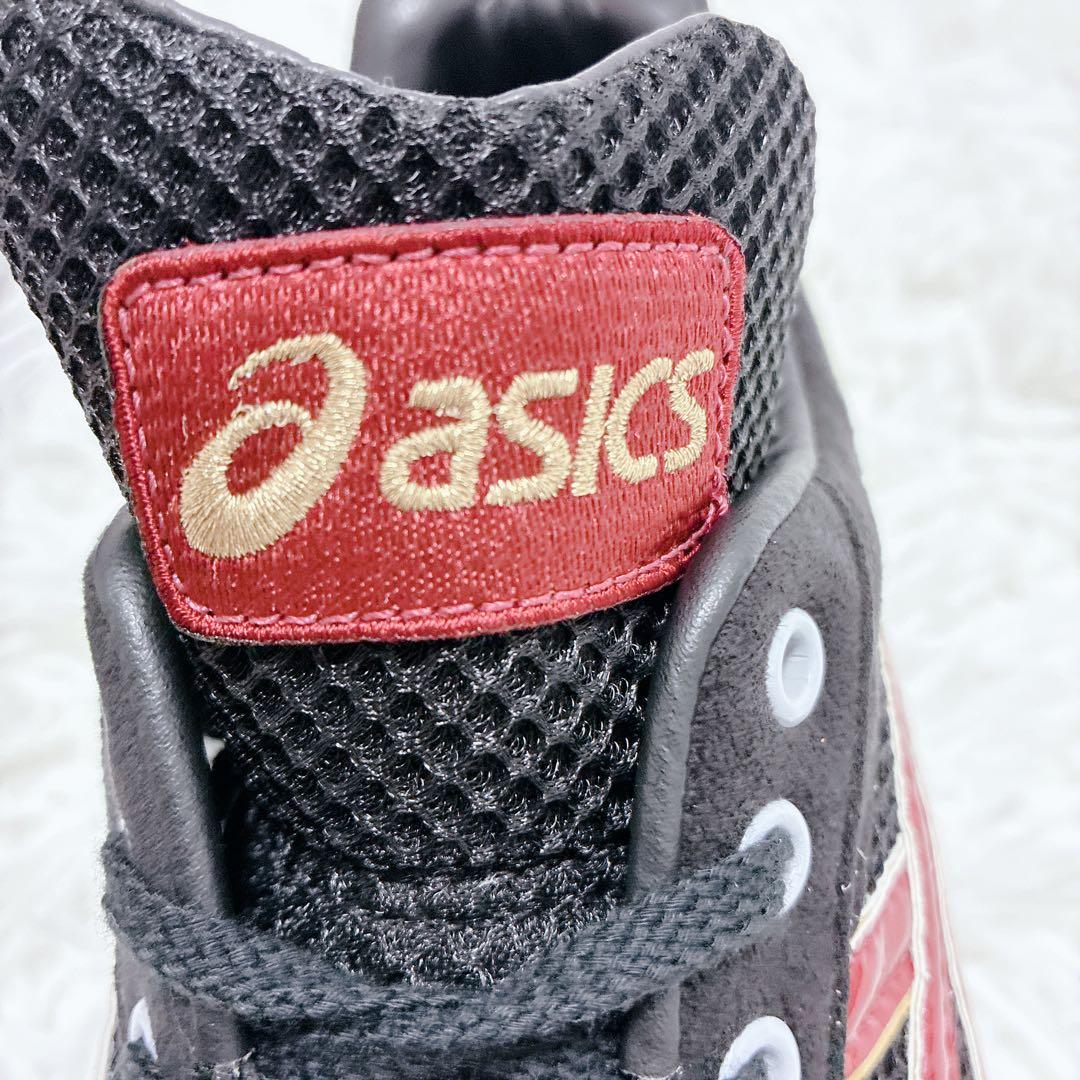 新品 asics 野球 オーダー スパイク 26.5cm ブラック メッシュ