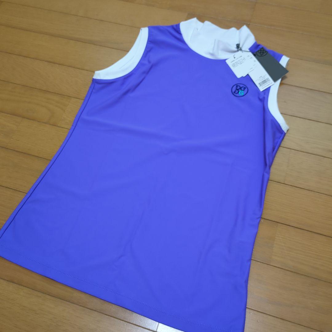 新品　ジーフォア　上下セット　パープル＆ホワイト