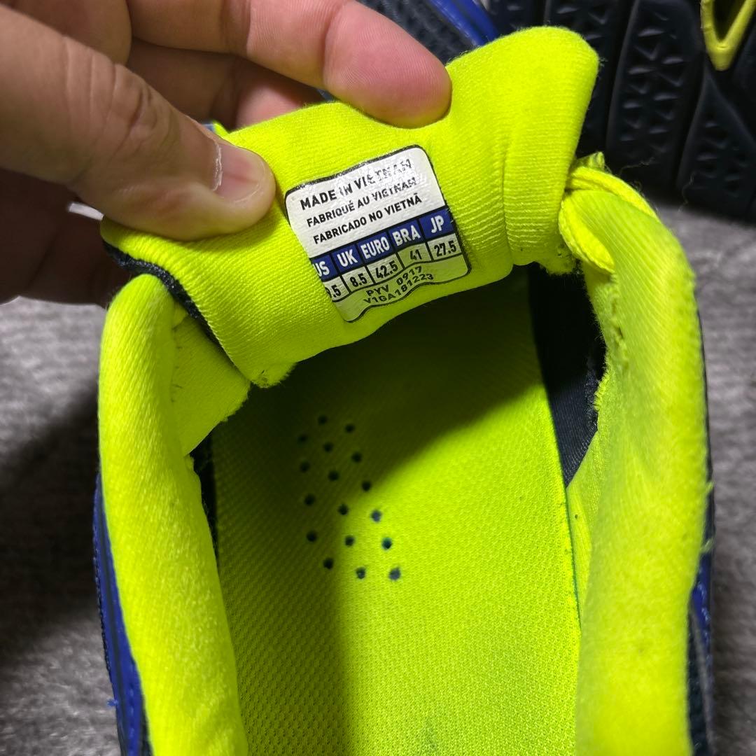 Mizuno バレーボールシューズ 27.5cm 青/黄