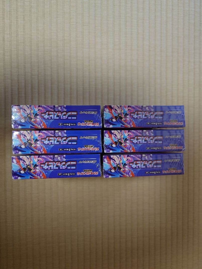 新品未開封■ポケモンカード ニンジャスピナー 6BOX■シュリンク付