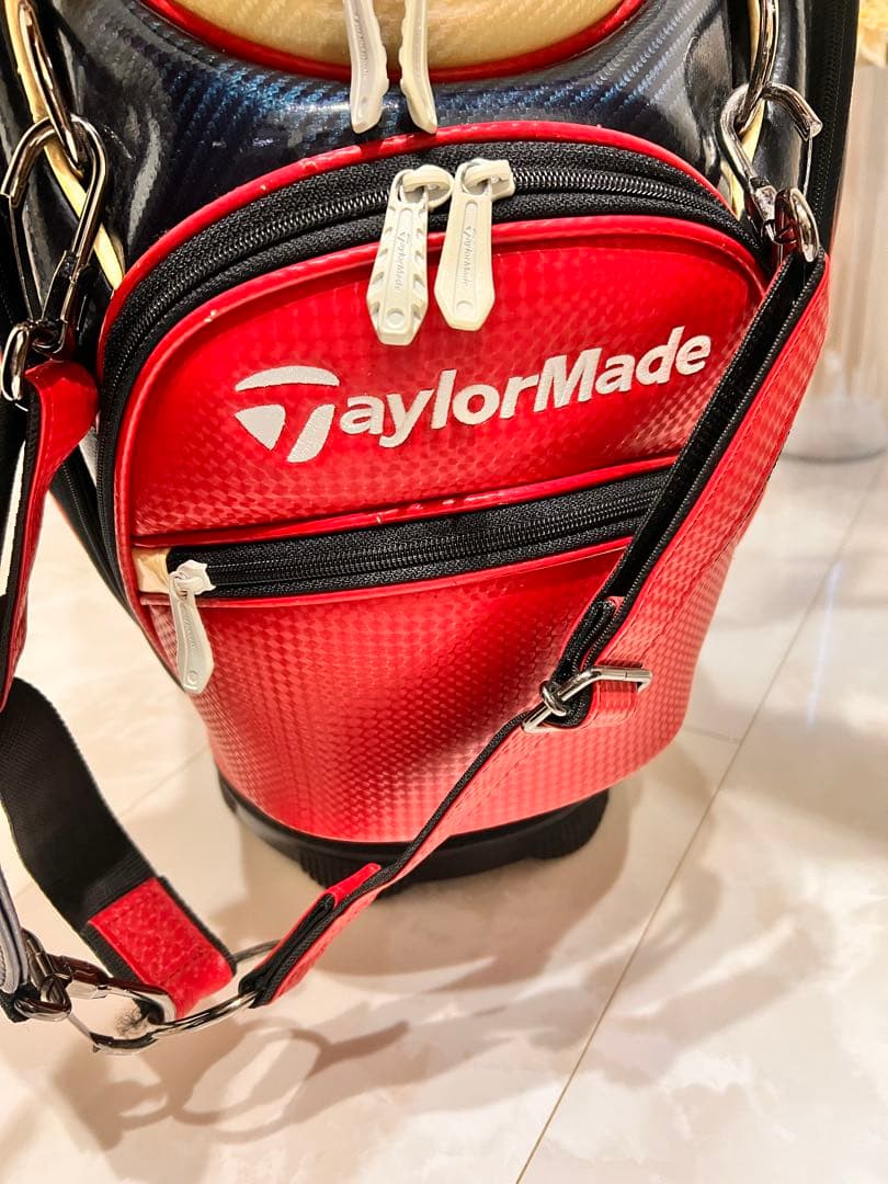 TaylorMade キャディバッグ レッド　おまけ付★