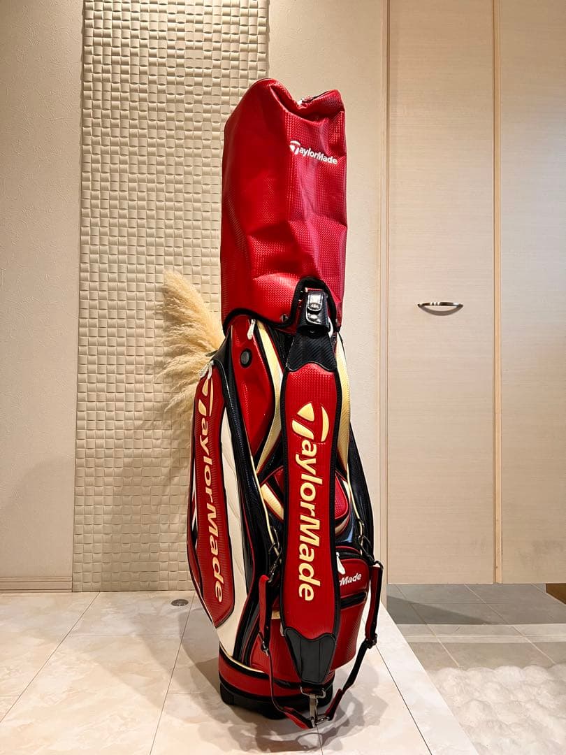 TaylorMade キャディバッグ レッド　おまけ付★