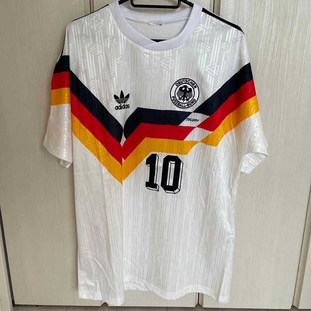 ドイツ代表1990年マテウスホームユニフォームfootballadidas