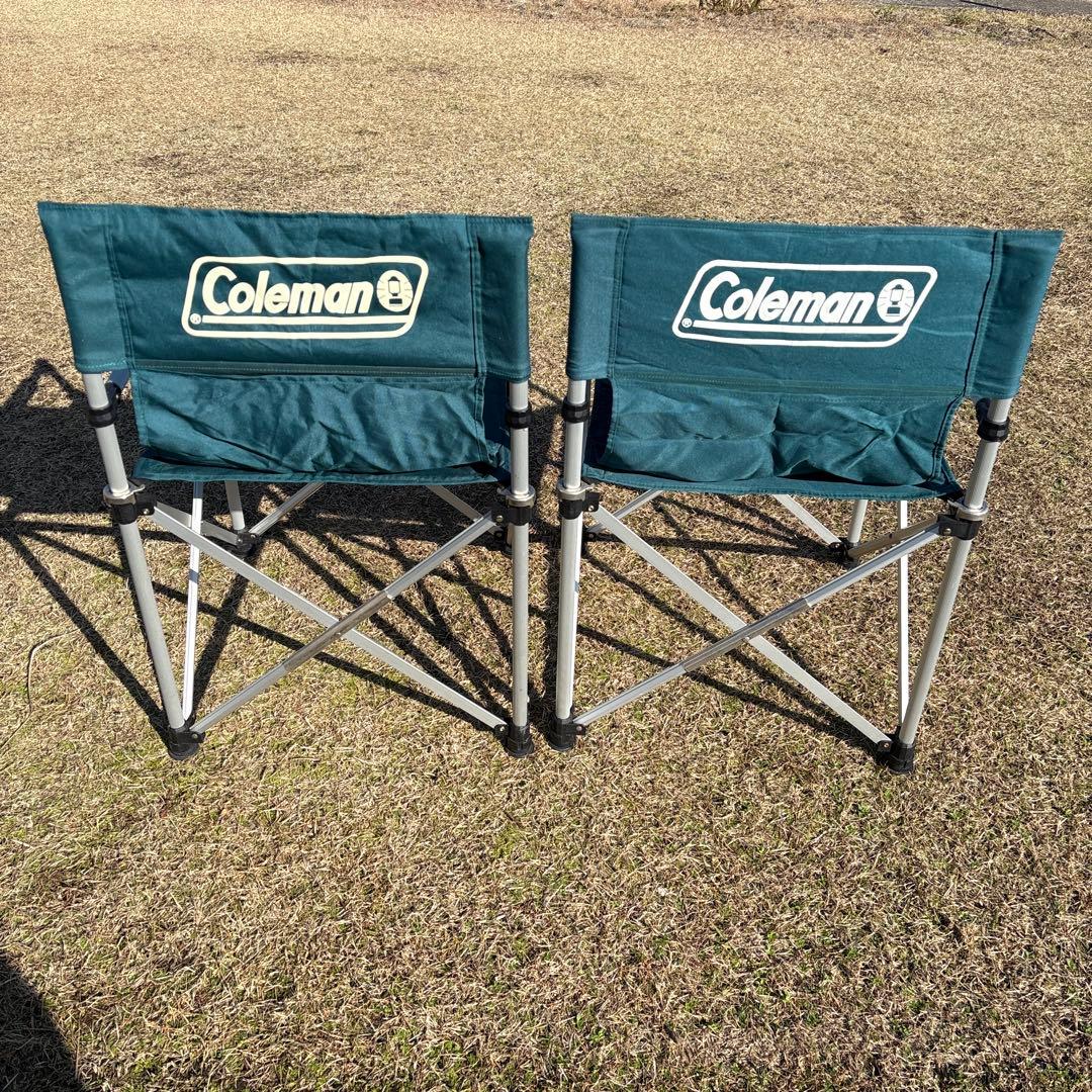 ☆コールマン(Coleman)スリムキャプテン チェア （グリーン）2脚セット