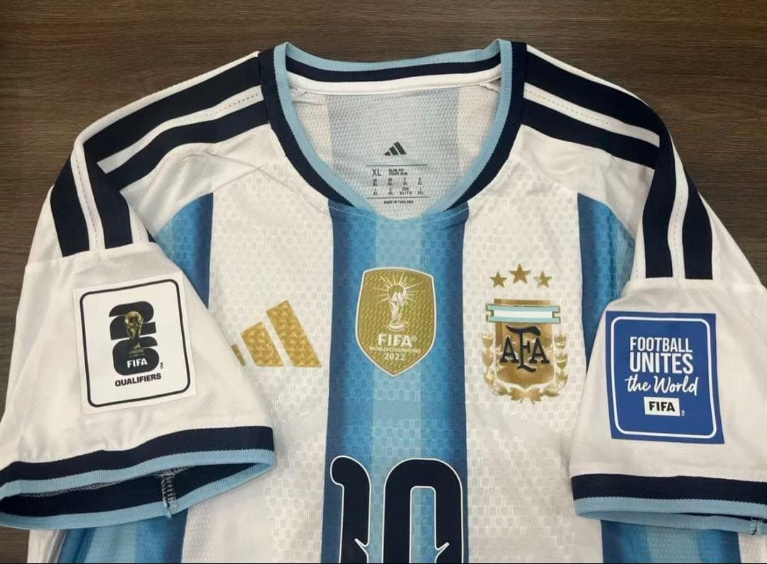 アルゼンチン代表 2026年ワールドカップ ホームキット 選手仕様 Lサイズ
