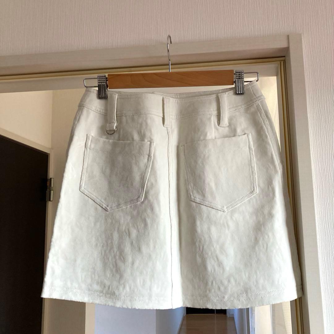 新品　⭐︎ M・U SPORTS MUスポーツ ゴルフスカート 白 40