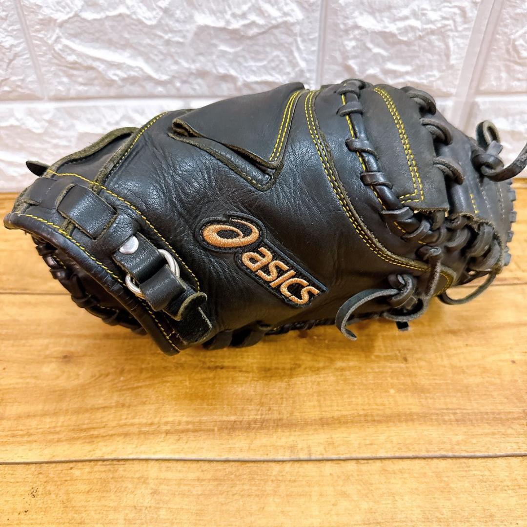 アシックス キャッチャーミット 軟式 グローブ　少年用 グラブ ブラック