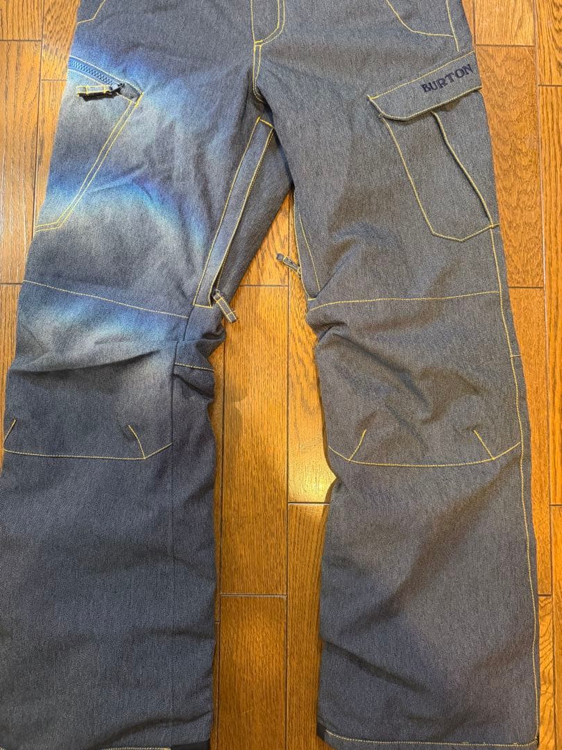 BURTON スノーボードパンツ ダークデニム 柄Size/ XL