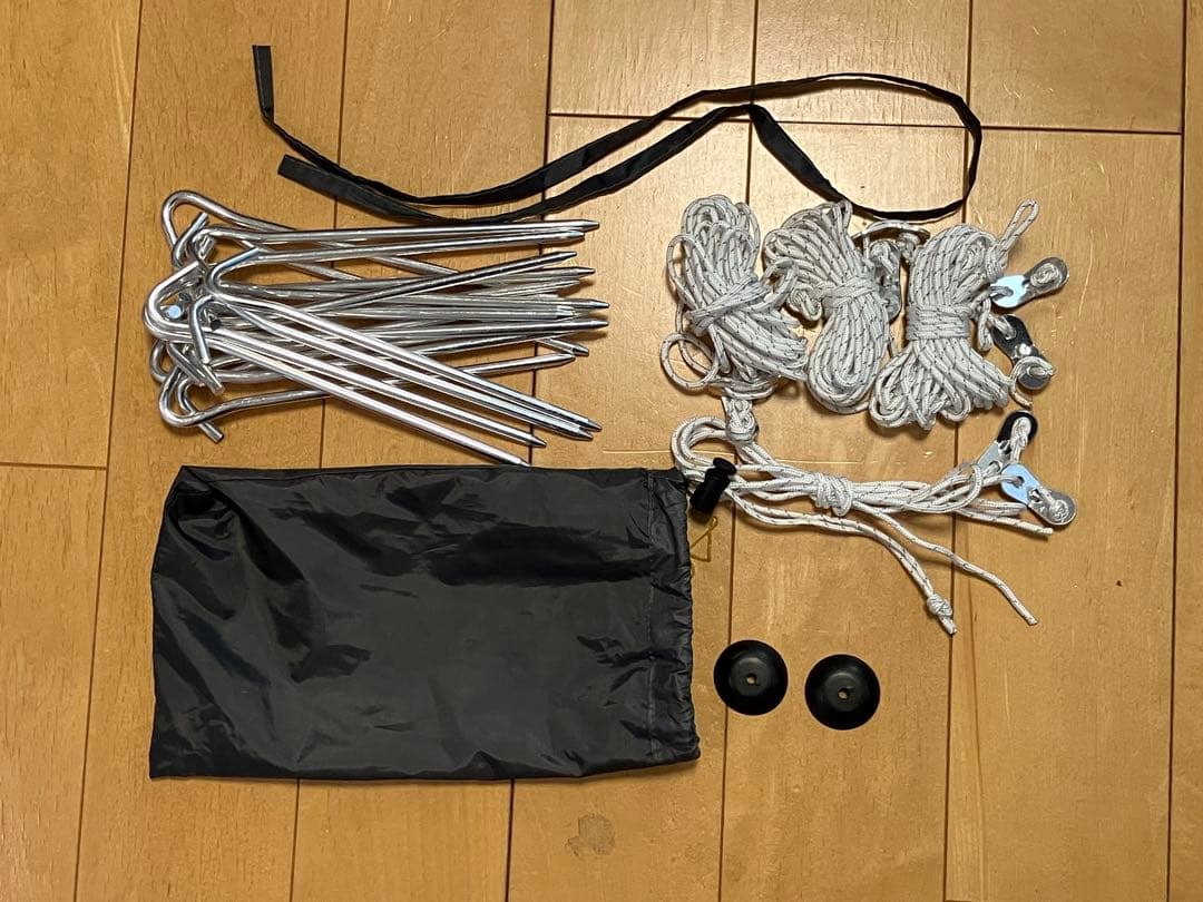 初期型ソロベース BUNDOK(バンドック) カーキパップ テント 軍幕 ソロ
