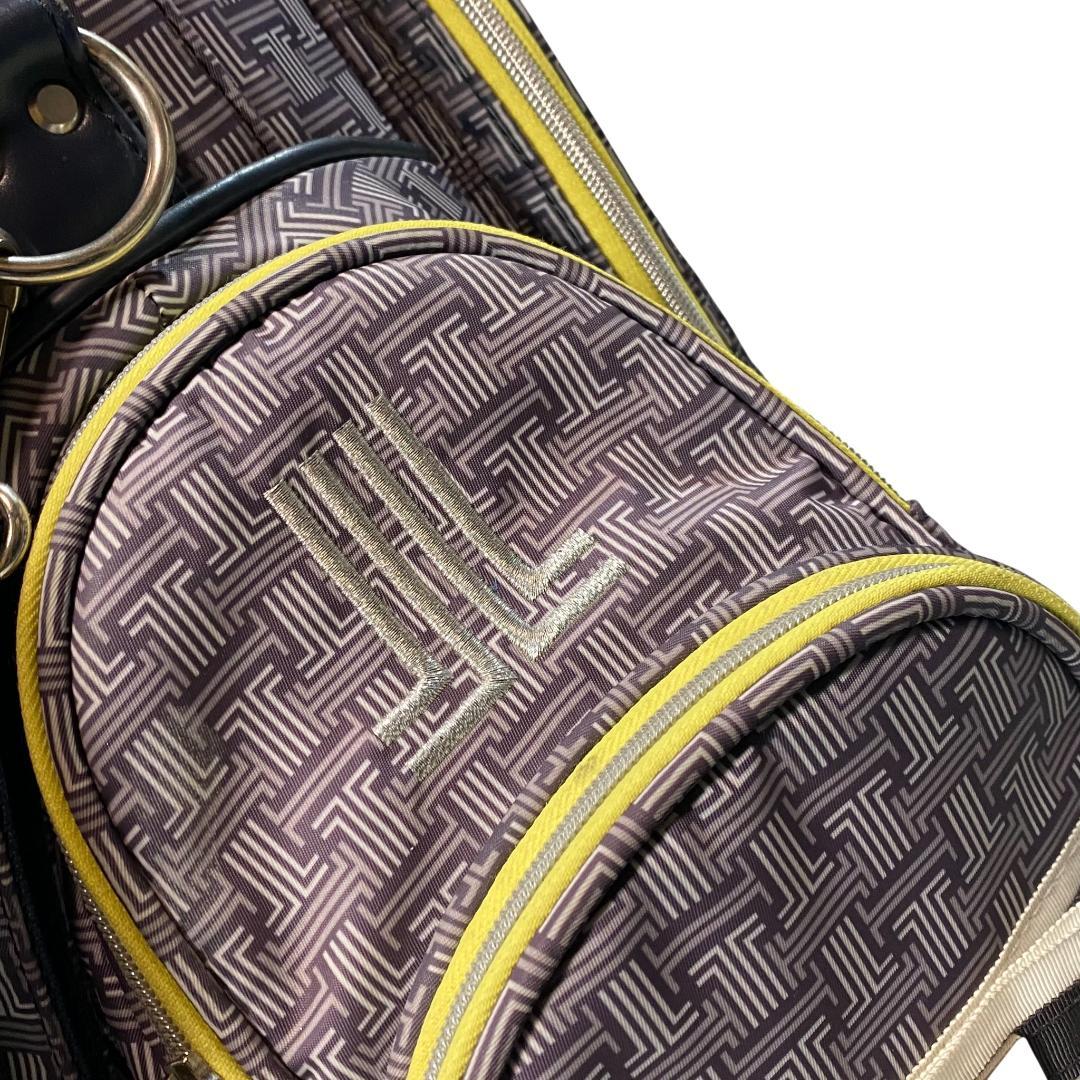 LANVIN SPORT ランバン スポール キャディバッグ ブルー 総柄