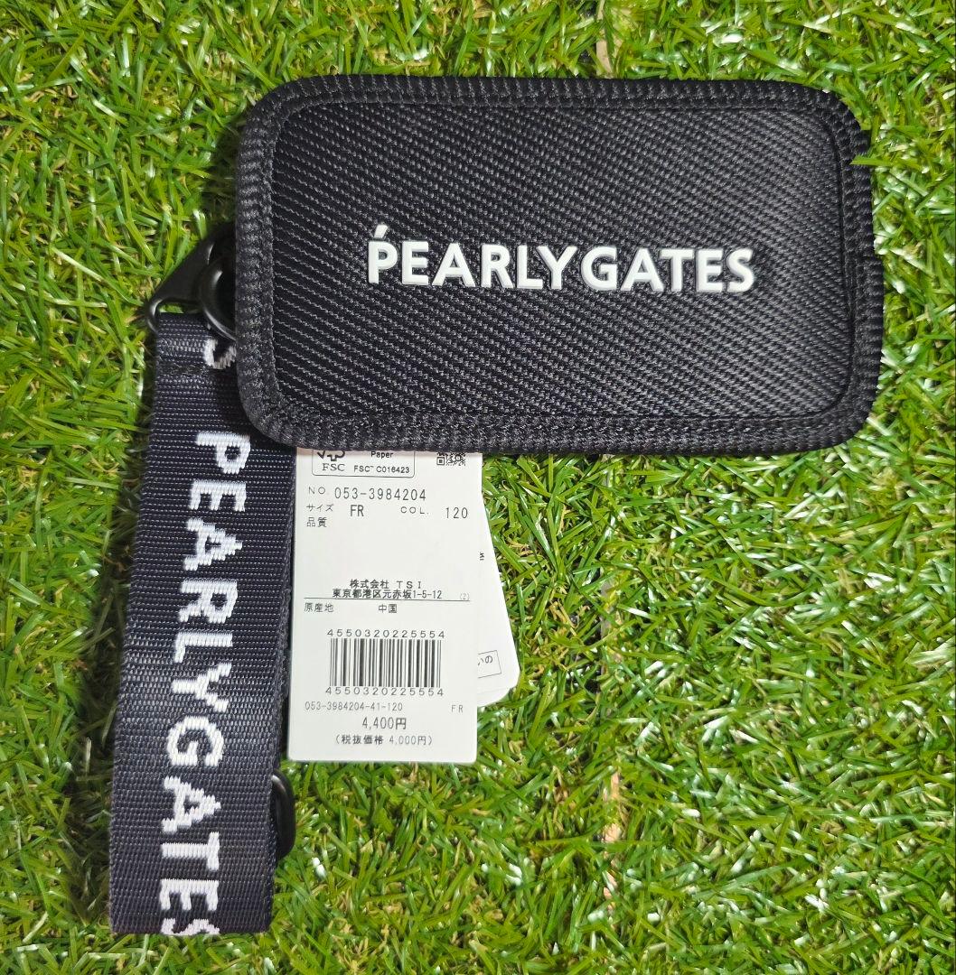 PEARLY GATES 　ネームケース & miniショルダー 【ネイビー】