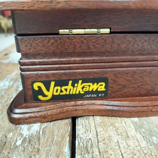 ヴィンテージ yoshikawa オルゴール アクセサリーケース ミラー 鏡付