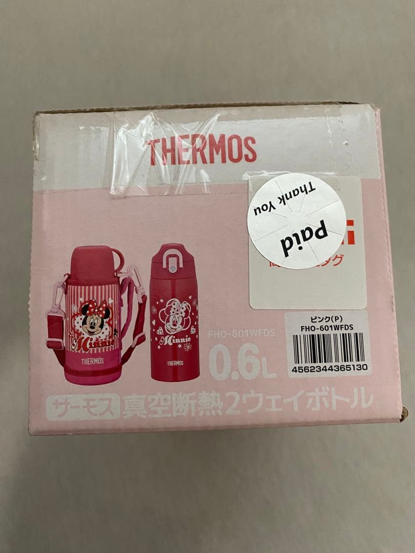 新品未開封 サーモス ミニーちゃん 水筒 600ml