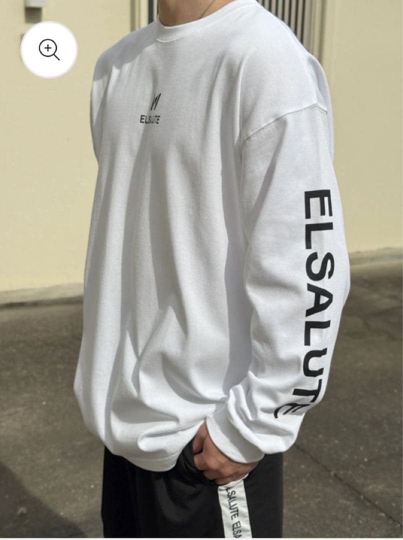 ELSALUTE ホワイト ロンT