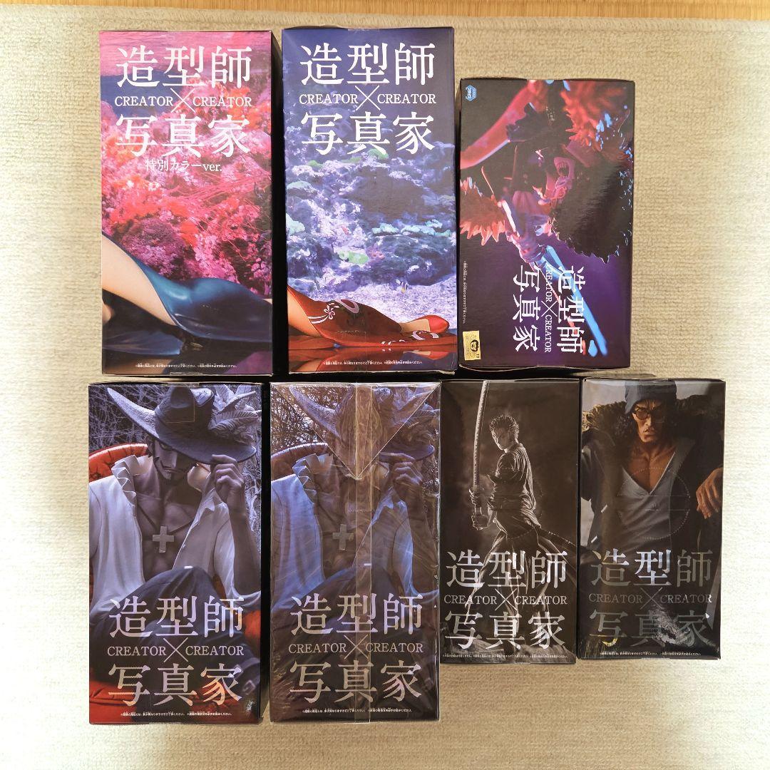 ワンピース造形師×写真家CREATOR×CREATORフィギュア7点セット
