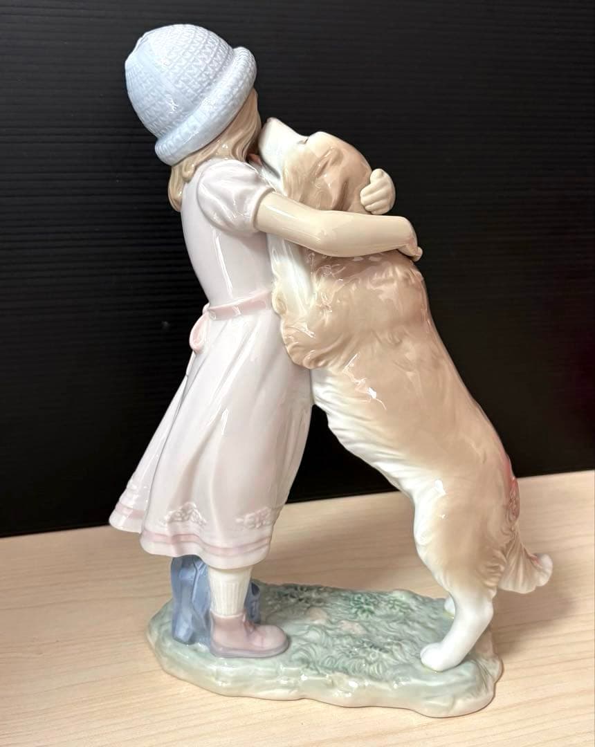 LLADRO リヤドロ　待ってたよ！ 犬と少女　6903 ※美品