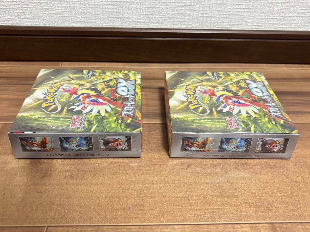 ポケモンカード スカーレット スノーハザード 計3BOX BOXケース付き