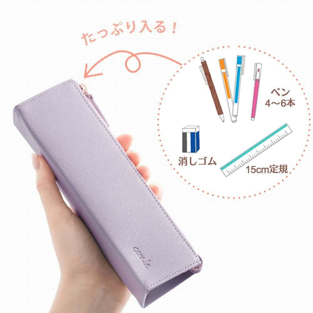 ペンバッグレザーレザープリズムレザーレディーストライアングルシンプル