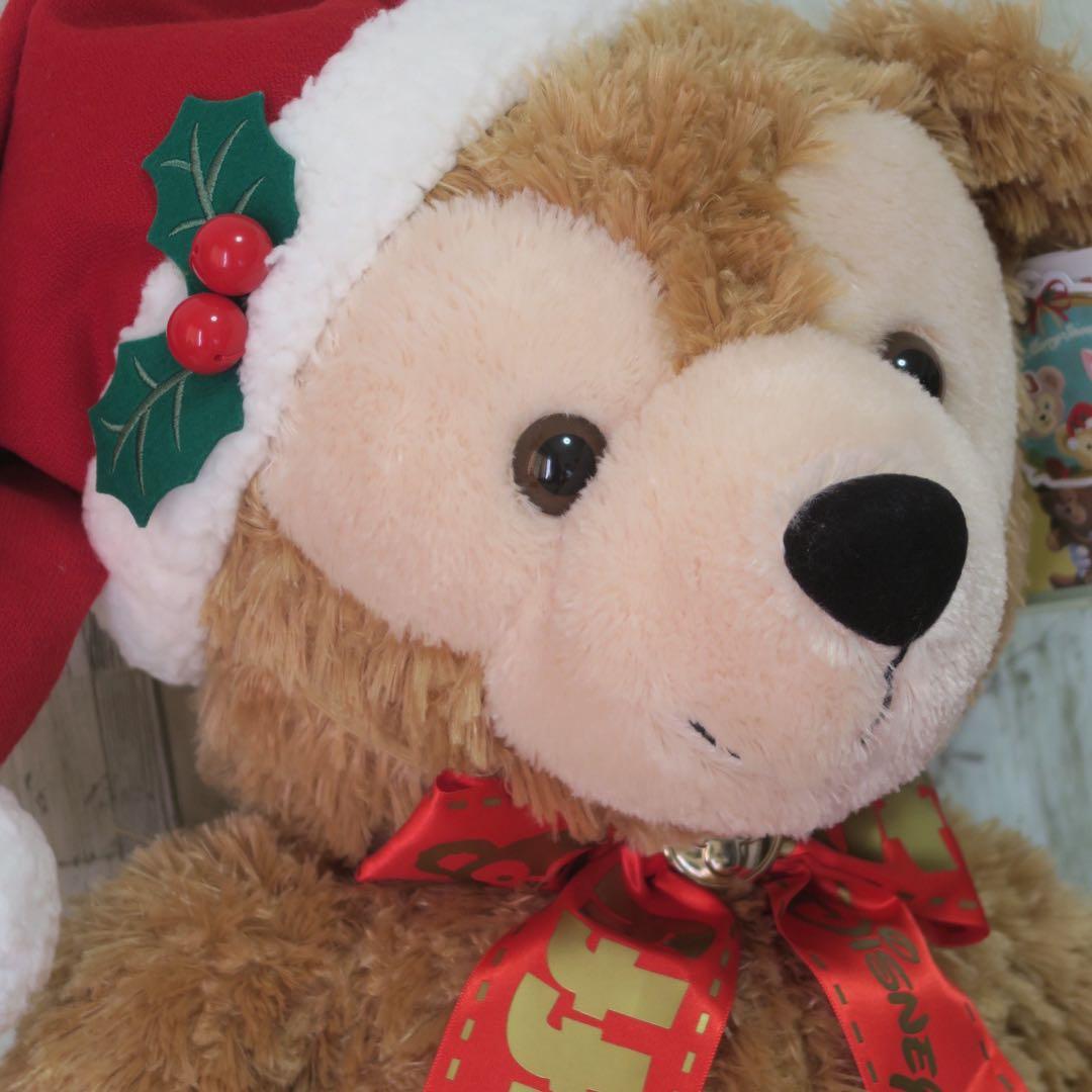 【厳選】タグ付き　クリスマス限定品　ダッフィー　ぬいぐるみＭ　東京ディズニーシー
