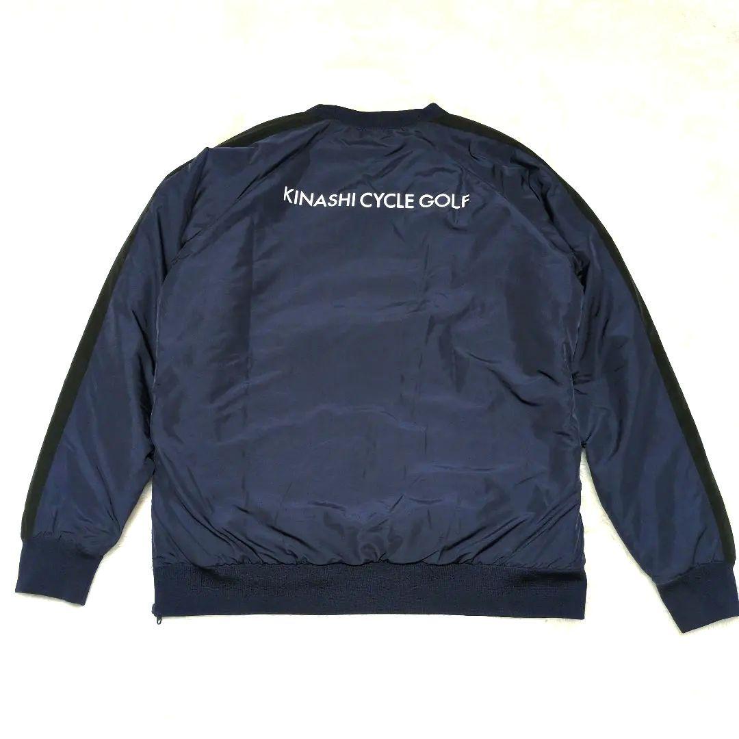 【美品】木梨サイクル　GOLF　リバーシブルスニードジャック　ネイビー　黒　XL