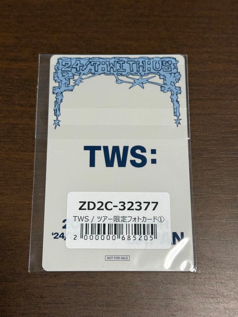 TWS 来場者限定 Try with us はじめまして シニュ トレカ 2枚