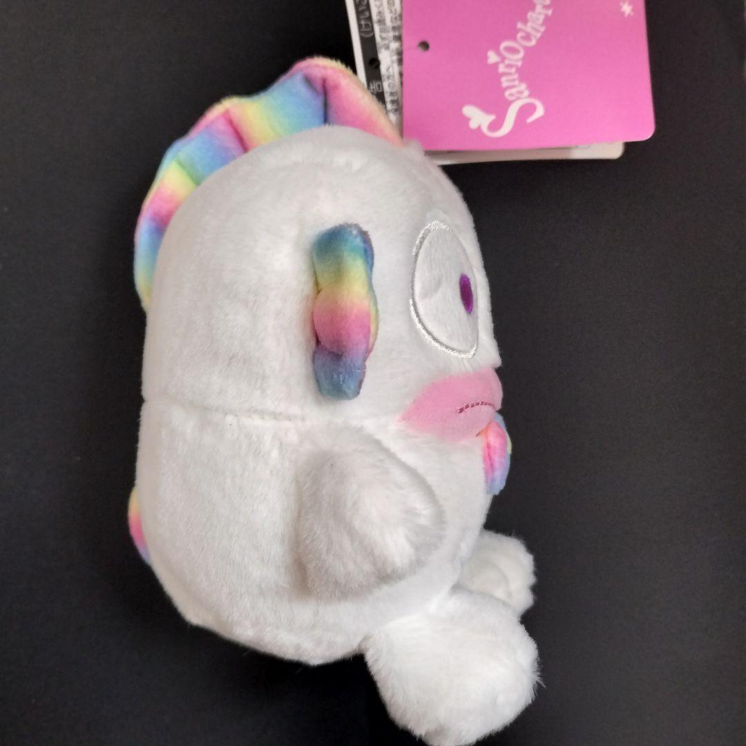 ハンギョドン　ぬいぐるみ　マスコット　虹色　レインボー