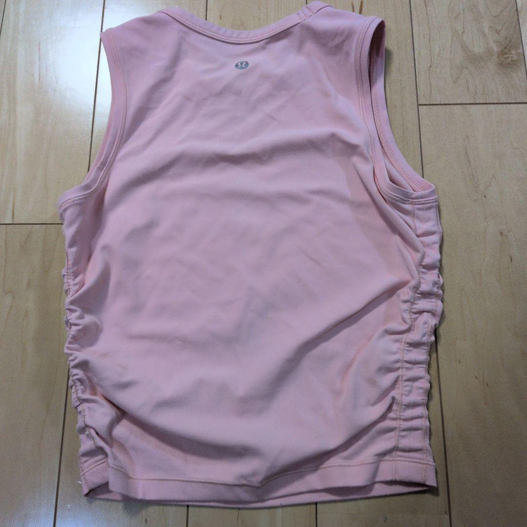 ルルレモン·lululemon★タンクトップとレギンス セット★サイズ4★ピンク